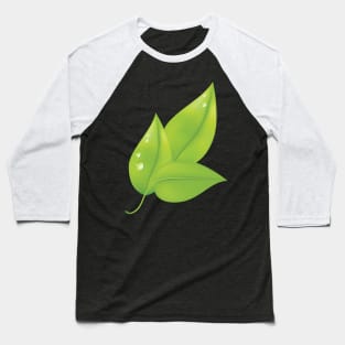 Morning Dew Leaf Baseball T-Shirt